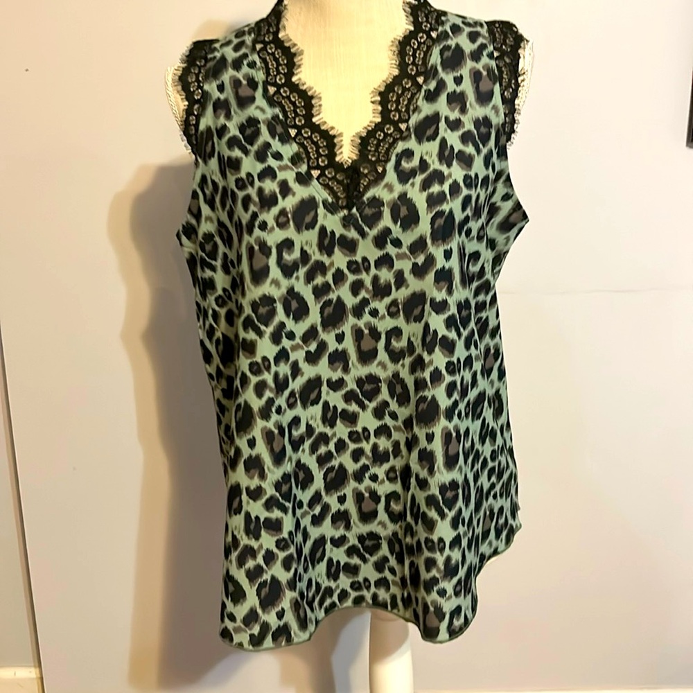 Leopard print blouse